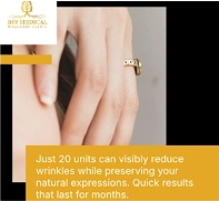 Close-up of a hand wearing a ring or jewelry.